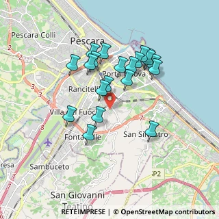 Mappa Via Vibrata, 65129 Pescara PE, Italia (1.681)