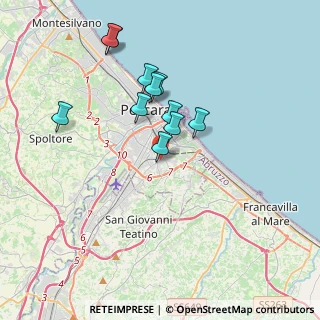 Mappa Via Tirino, 65129 Pescara PE, Italia (3.35909)