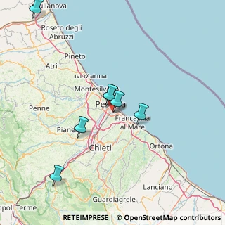 Mappa Via Tirino, 65129 Pescara PE, Italia (33.56545)