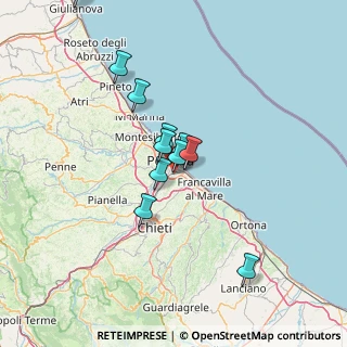 Mappa Via Tirino, 65129 Pescara PE, Italia (12.33909)