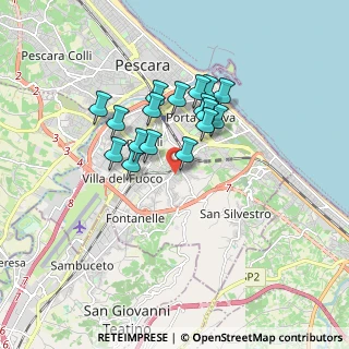 Mappa Via Tirino, 65129 Pescara PE, Italia (1.43294)