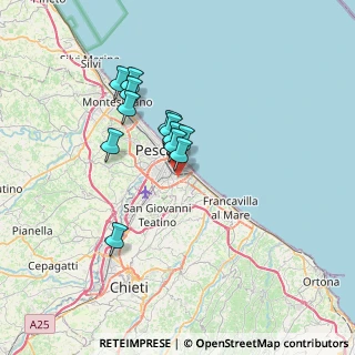 Mappa Strada Colle, 65129 Pescara PE, Italia (5.52667)