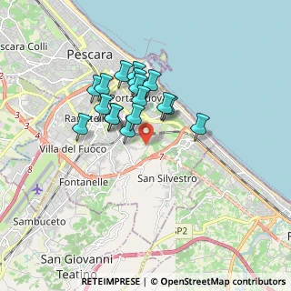 Mappa Strada Colle, 65129 Pescara PE, Italia (1.41)