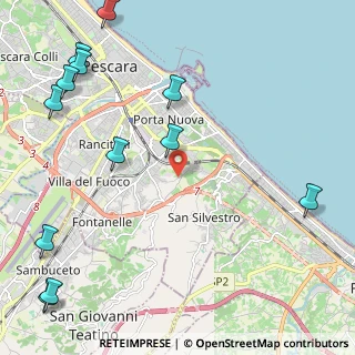 Mappa Strada Colle, 65129 Pescara PE, Italia (3.30583)