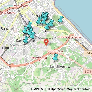 Mappa Strada Colle, 65129 Pescara PE, Italia (1.0565)