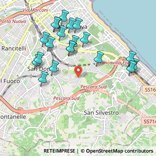 Mappa Strada Colle, 65129 Pescara PE, Italia (1.177)