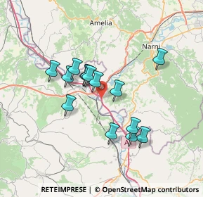 Mappa Autostrada del Sole, 05035 Narni TR, Italia (6.08929)