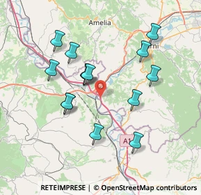 Mappa Autostrada del Sole, 05035 Narni TR, Italia (7.25571)