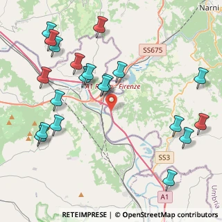 Mappa Autostrada del Sole, 05035 Narni TR, Italia (5.284)