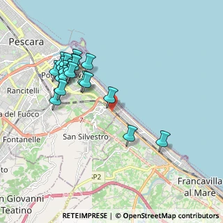 Mappa Via Nazionale Adriatica Sud, 65129 San Silvestro PE, Italia (2.0855)