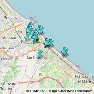 Mappa Via Nazionale Adriatica Sud, 65129 San Silvestro PE, Italia (1.3765)