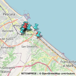 Mappa Via Nazionale Adriatica Sud, 65129 San Silvestro PE, Italia (1.775)