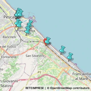 Mappa Via Nazionale Adriatica Sud, 65129 San Silvestro PE, Italia (2.80083)