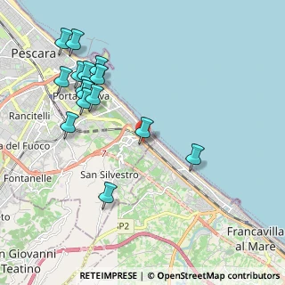 Mappa Via Nazionale Adriatica Sud, 65129 San Silvestro PE, Italia (2.38067)