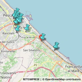 Mappa Via Nazionale Adriatica Sud, 65129 San Silvestro PE, Italia (2.96944)