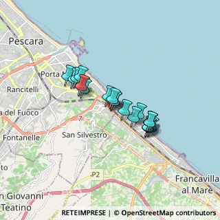 Mappa Via Parisina, 65129 Pescara PE, Italia (1.2825)