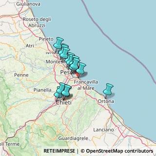 Mappa Via Parisina, 65129 Pescara PE, Italia (9.27235)