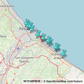 Mappa Via Parisina, 65129 Pescara PE, Italia (2.98636)