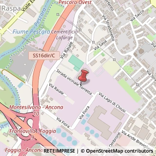 Mappa Strada Vicinale Torretta,  20, 65128 Pescara, Pescara (Abruzzo)