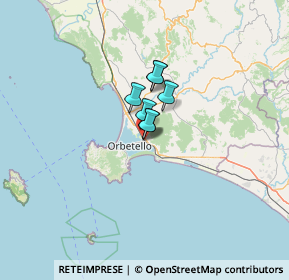 Mappa Via Franco Baghini, 58016 Orbetello GR, Italia (18.87727)