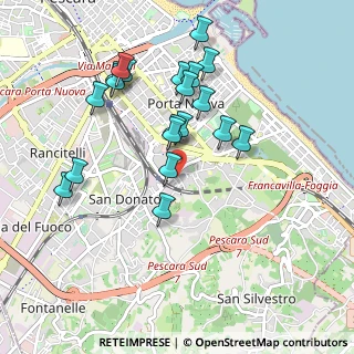 Mappa Strada della polveriera, 65129 Pescara PE, Italia (0.978)