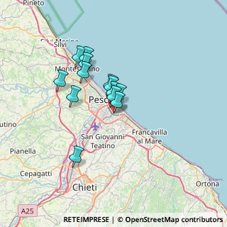 Mappa Strada della polveriera, 65129 Pescara PE, Italia (5.35385)