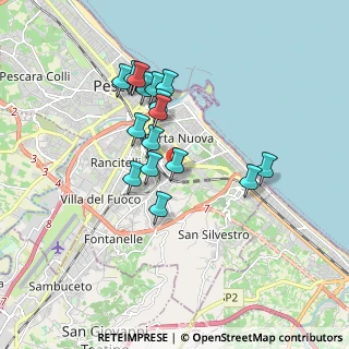 Mappa Strada della polveriera, 65129 Pescara PE, Italia (1.59875)
