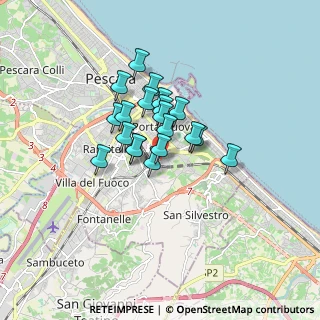 Mappa Strada della polveriera, 65129 Pescara PE, Italia (1.1785)