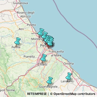 Mappa Strada della polveriera, 65129 Pescara PE, Italia (9.61538)