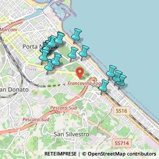 Mappa Via Romualdo Pantini, 65129 Pescara PE, Italia (1)