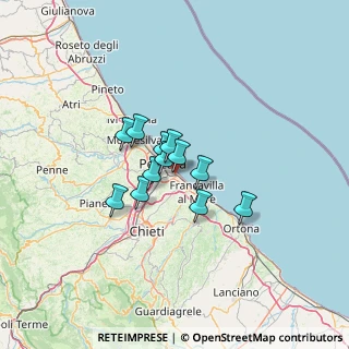 Mappa Via Romualdo Pantini, 65129 Pescara PE, Italia (8.33917)