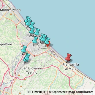 Mappa Via Romualdo Pantini, 65129 Pescara PE, Italia (3.63733)