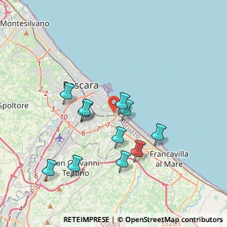 Mappa Via Romualdo Pantini, 65129 Pescara PE, Italia (3.68818)