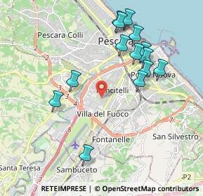 Mappa Via Aniene, 65128 Pescara PE, Italia (2.13714)
