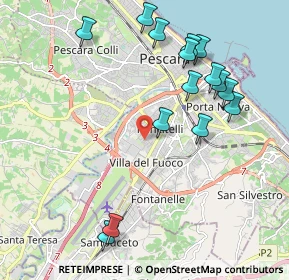 Mappa Via Aniene, 65128 Pescara PE, Italia (2.338)