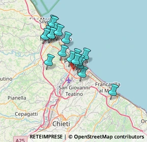 Mappa Via Aniene, 65128 Pescara PE, Italia (5.63474)