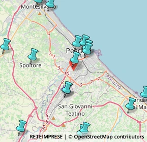 Mappa Via Aniene, 65128 Pescara PE, Italia (5.26222)