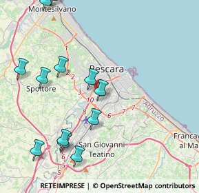 Mappa Via Aniene, 65128 Pescara PE, Italia (5.13083)