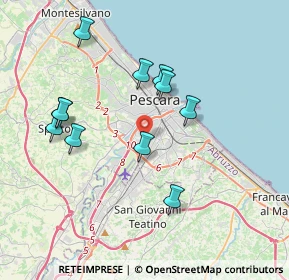 Mappa Via Aniene, 65128 Pescara PE, Italia (3.80727)