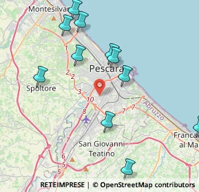 Mappa Via Aniene, 65128 Pescara PE, Italia (5.165)