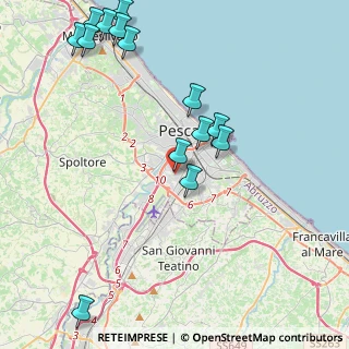Mappa Via Aniene, 65128 Pescara PE, Italia (5.25357)