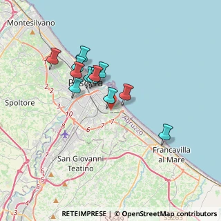 Mappa Strada Colle Pineta, 65129 Pescara PE, Italia (3.11833)