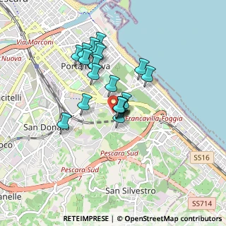 Mappa Strada Colle Pineta, 65129 Pescara PE, Italia (0.7055)