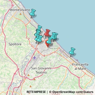 Mappa Via Lago di Corbara, 65129 Pescara PE, Italia (2.57)