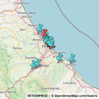 Mappa Via Lago di Corbara, 65129 Pescara PE, Italia (8.59231)