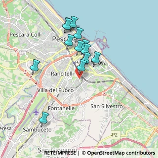 Mappa Via Lago di Corbara, 65129 Pescara PE, Italia (1.84385)