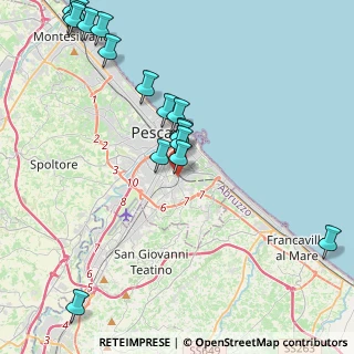 Mappa Via Lago di Vico, 65129 Pescara PE, Italia (5.33)