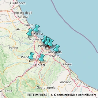 Mappa Viale Primo Vere, 65129 Pescara PE, Italia (7.32)