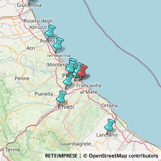 Mappa Viale Primo Vere, 65129 Pescara PE, Italia (13.37455)