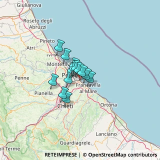 Mappa Viale Primo Vere, 65129 Pescara PE, Italia (7.14429)